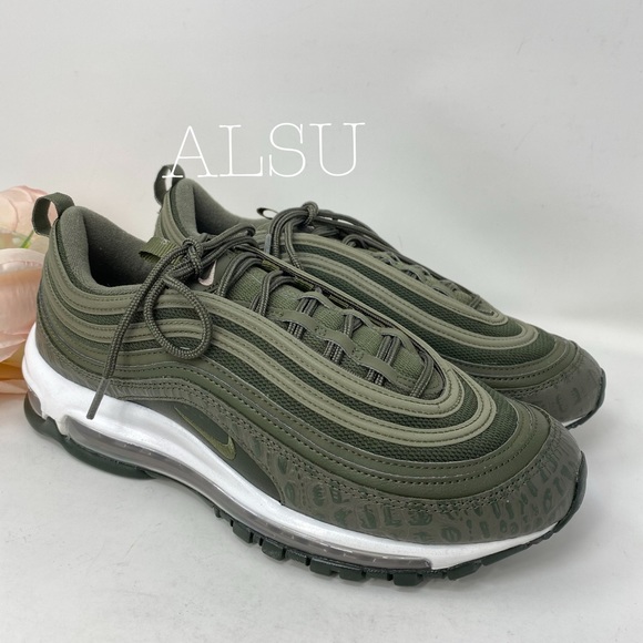 Nike Air Max 97 LX Cargo Khaki Leather W AUTHENTIC - Picture 6 of 8